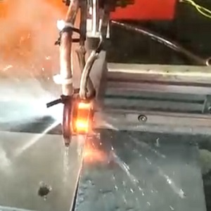 机床花键轴的淬火热处理采用高频感应加热设备